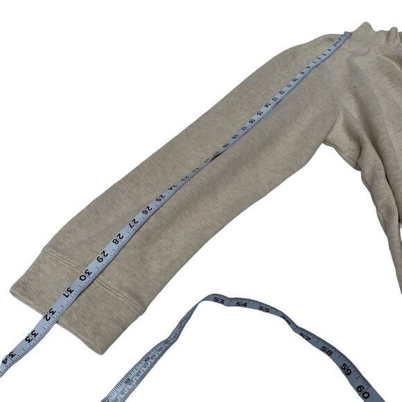 Vintage 90’s Polo Ralph Lauren Beige Quarter Zip Pullover Sweatshirt Mens XL - Picture 8 of 9